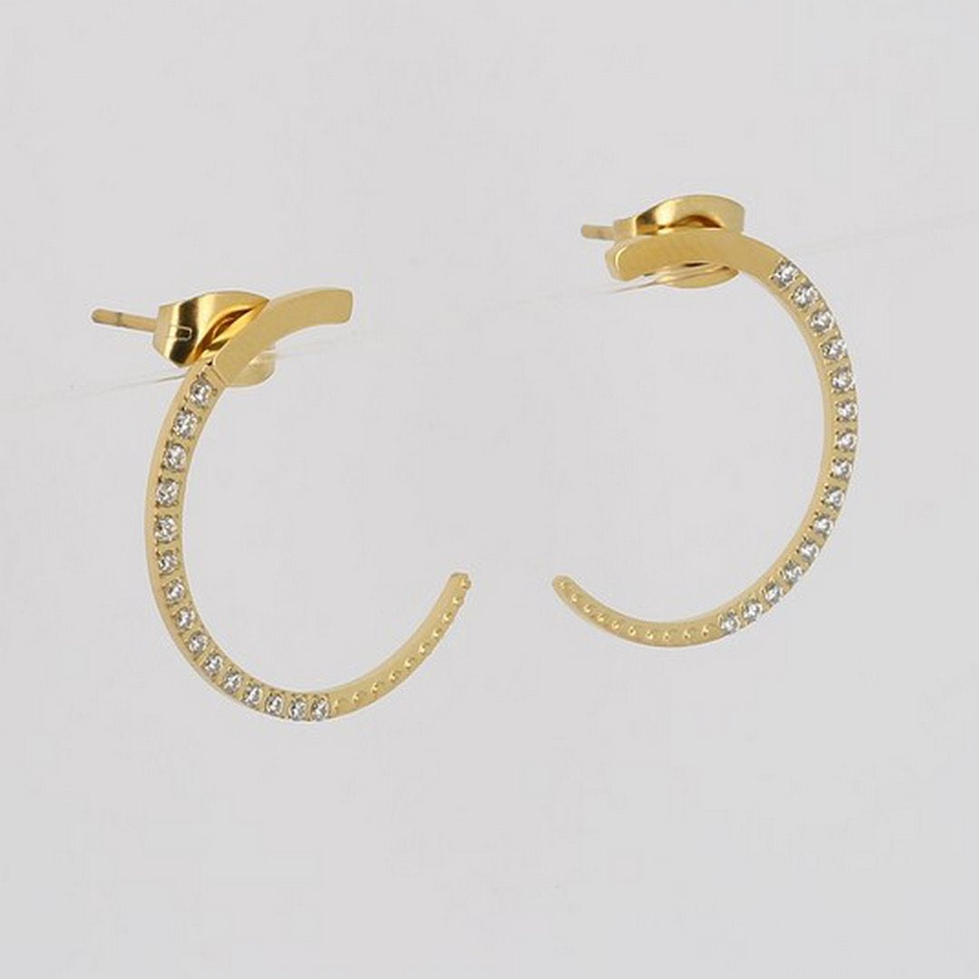 Zag Bijoux Earring Collection - Gold Plated Steel