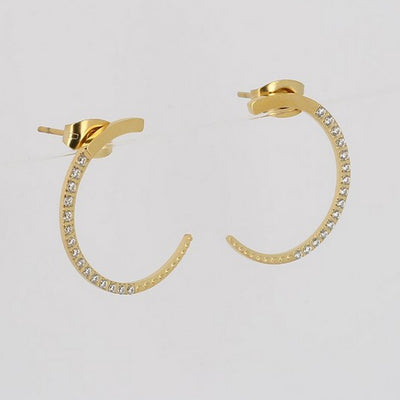 Zag Bijoux Earring Collection - Gold Plated Steel