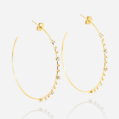 Zag Bijoux Earring Collection - Gold Plated Steel