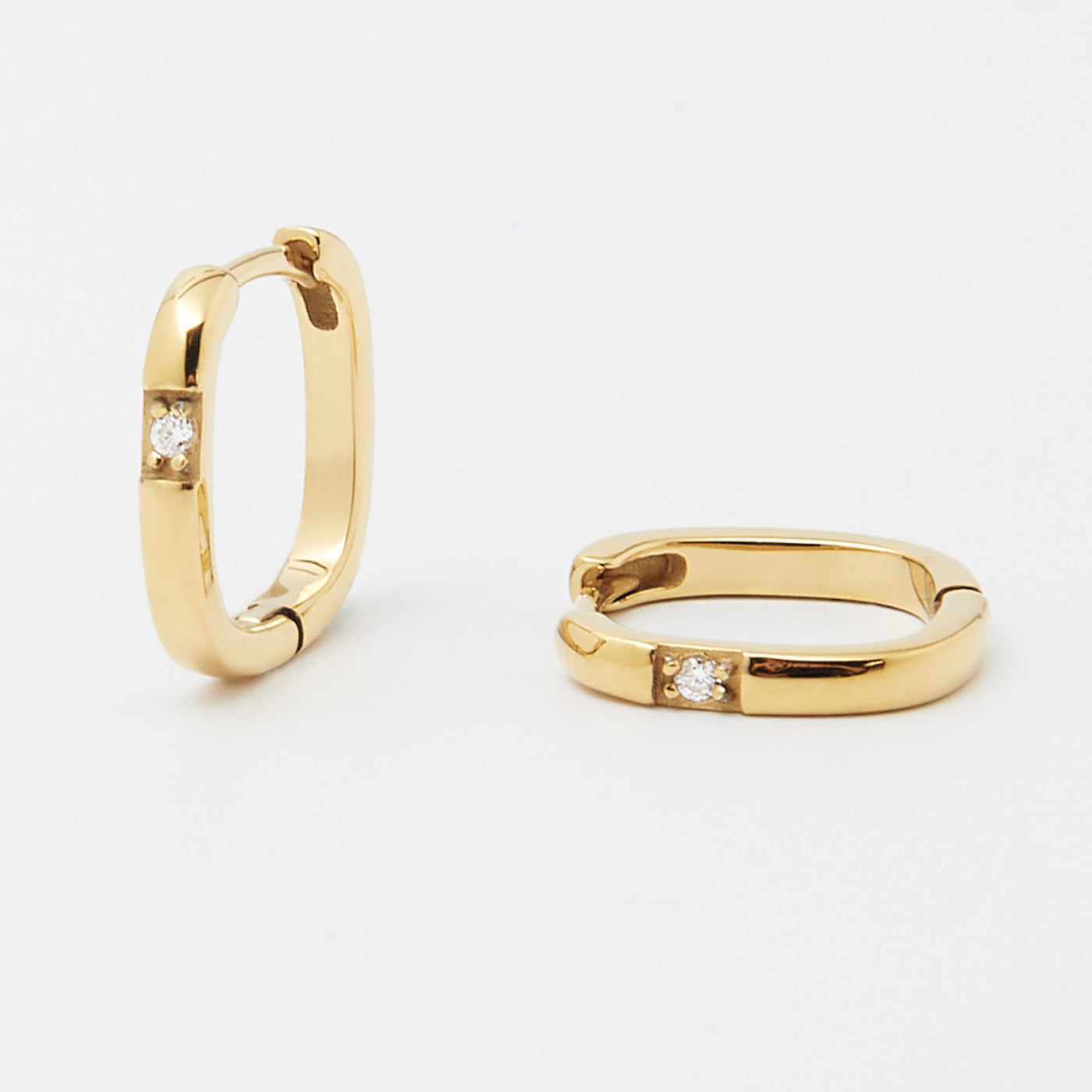 Zag Bijoux Earring Collection - Gold Plated Steel