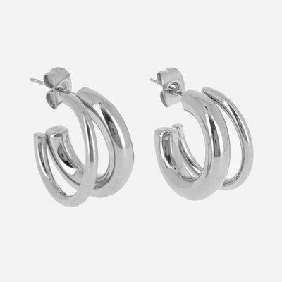 Zag Bijoux Earring Collection -  Steel