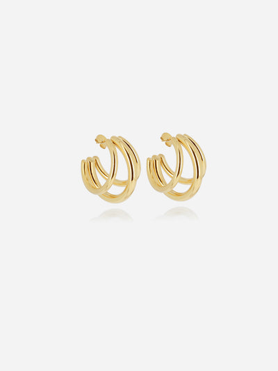 Zag Bijoux Earring Collection - Gold Plated Steel (5)