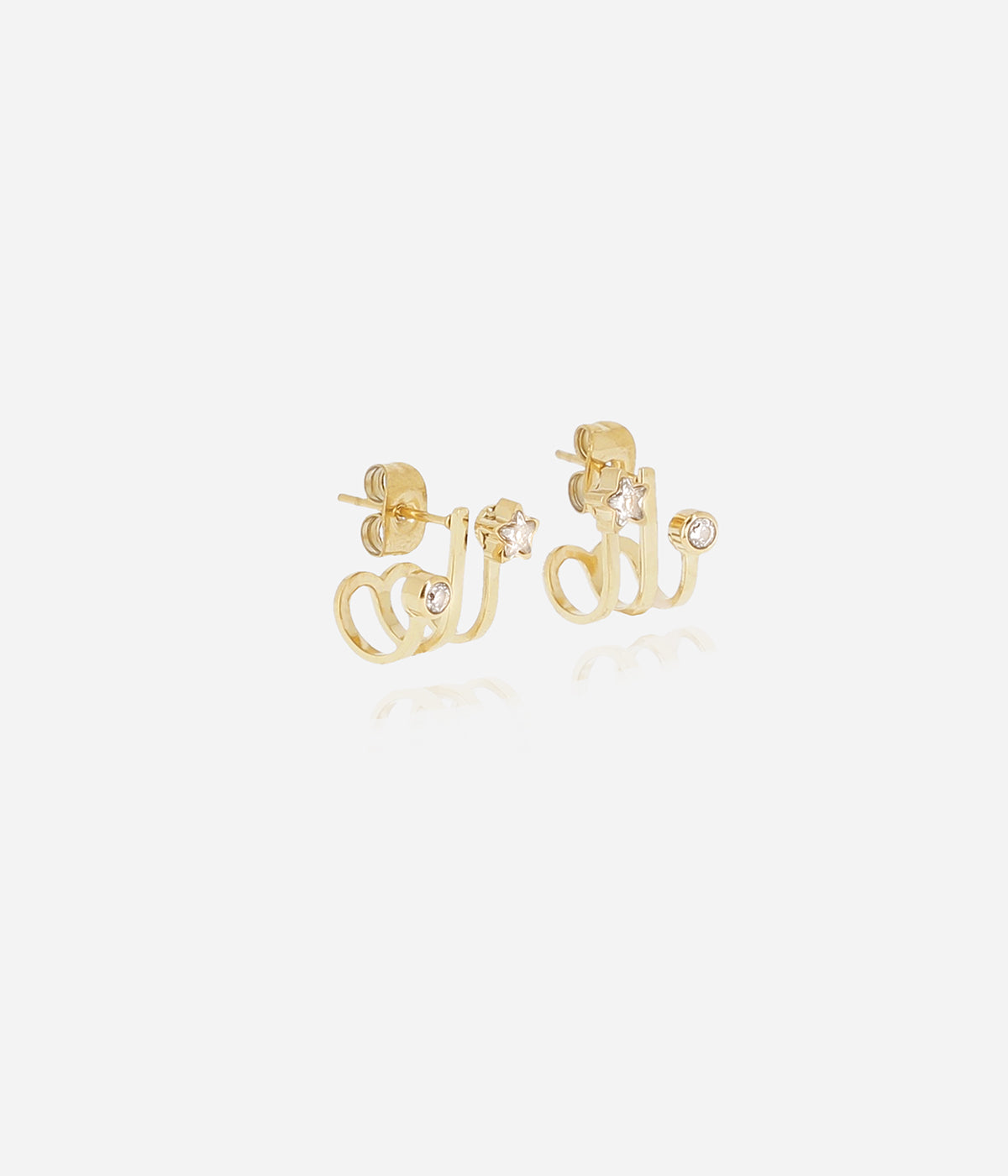 Zag Bijoux Earring Collection - Gold Plated Steel (38)