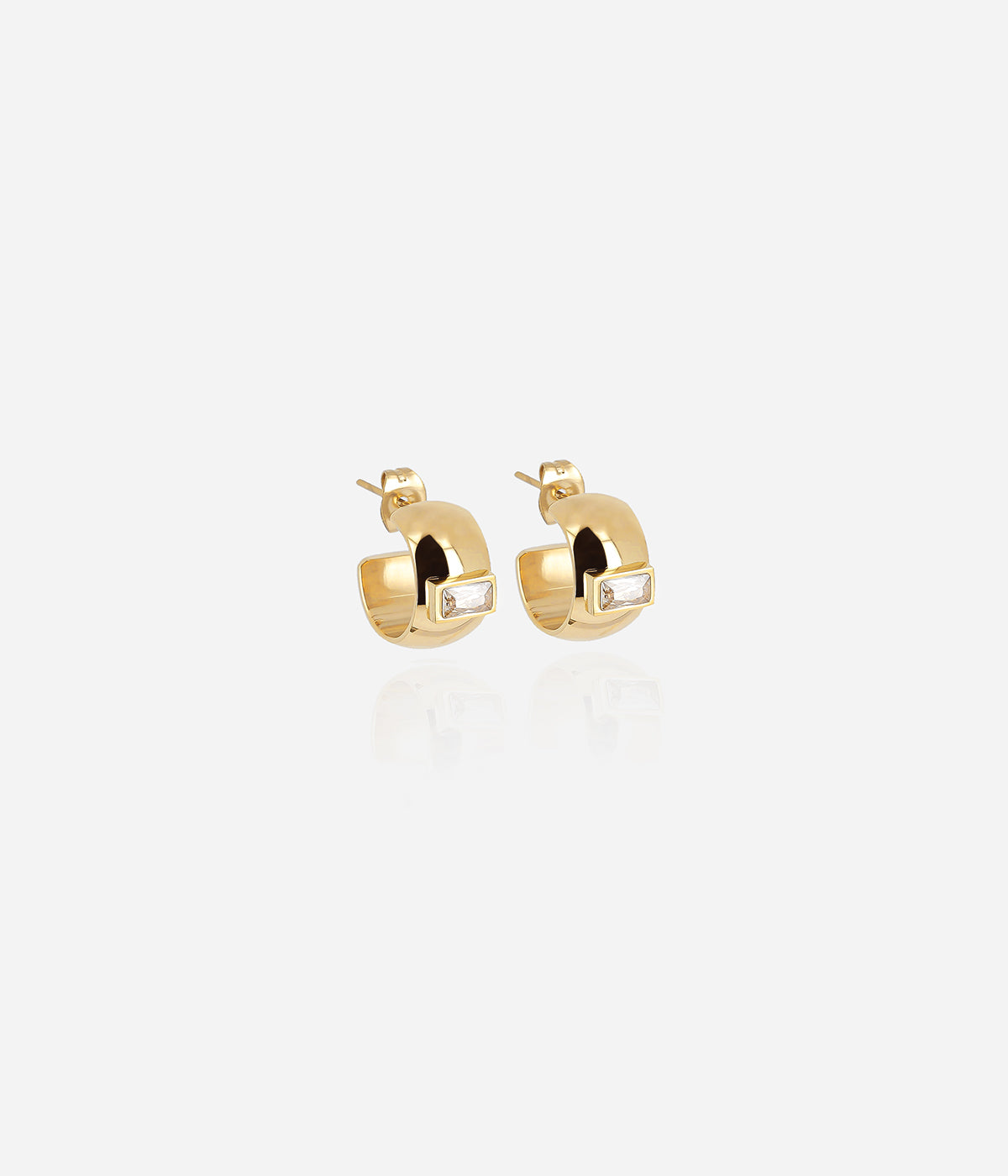 Zag Bijoux Earring Collection - Gold Plated Steel (38)