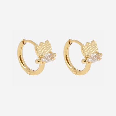 Zag Bijoux Earring Collection - Gold Plated Steel