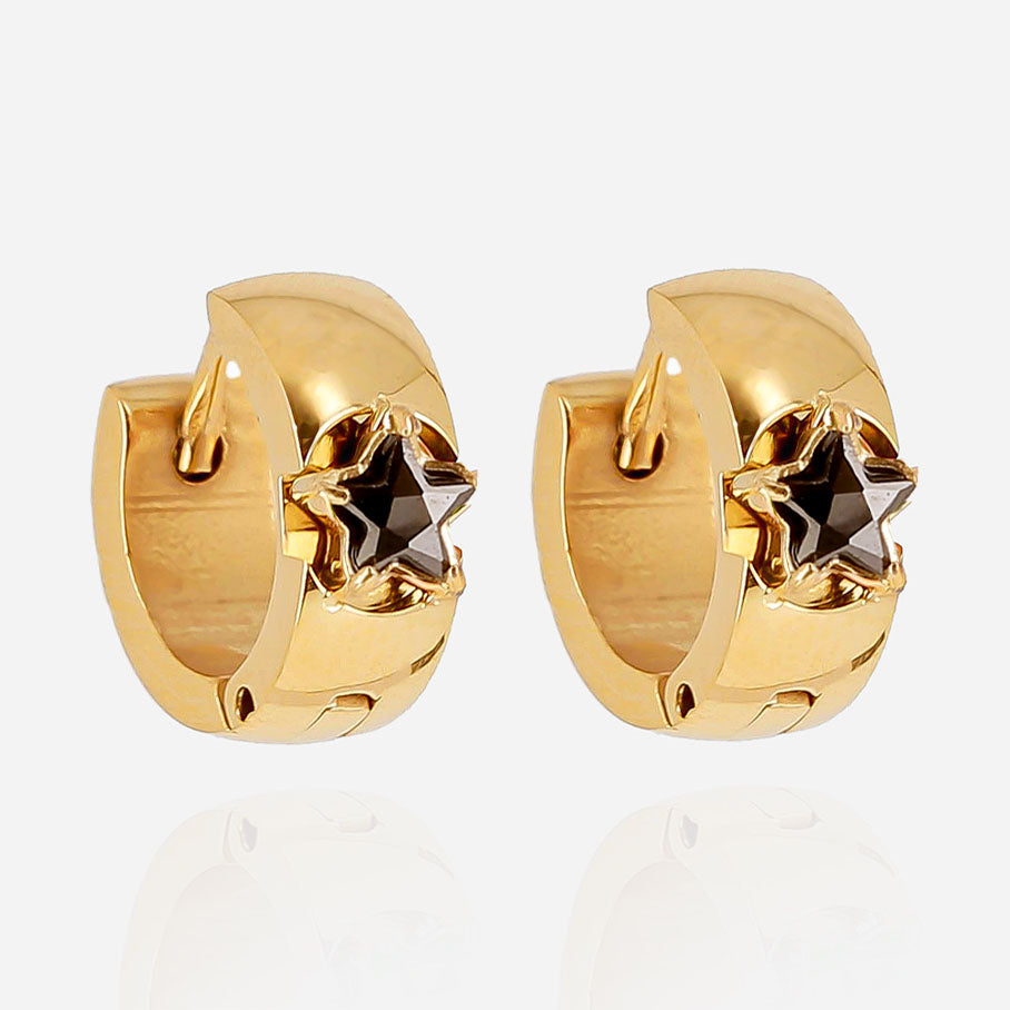 Zag Bijoux Earring Collection - Gold Plated Steel