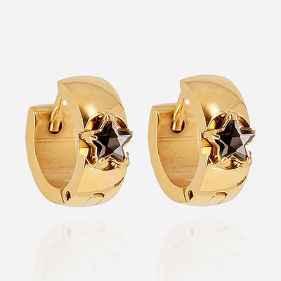 Zag Bijoux Earring Collection - Gold Plated Steel