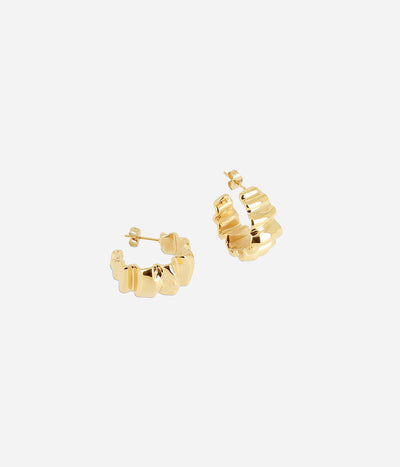 Zag Bijoux Earring Collection - Gold Plated Steel (5)