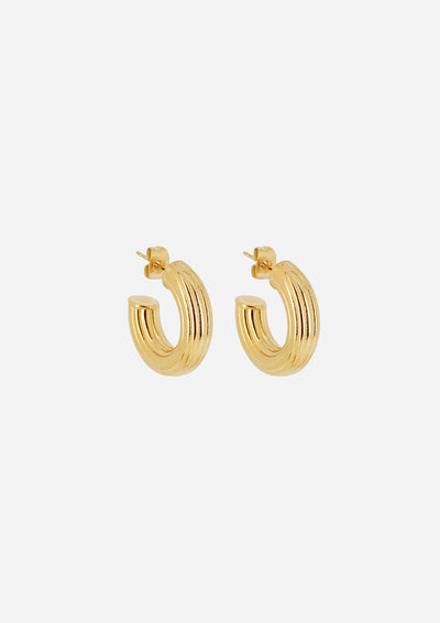 Zag Bijoux Earring Collection - Gold Plated Steel (5)