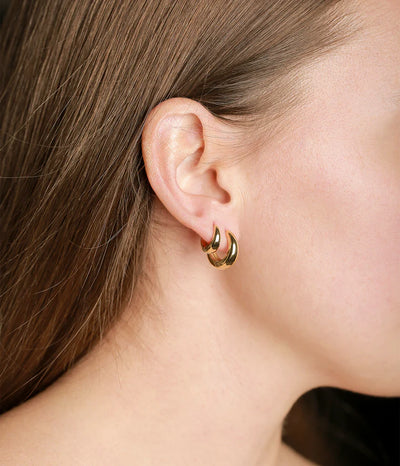 Zag Bijoux Earring Collection - Gold Plated Steel (5)