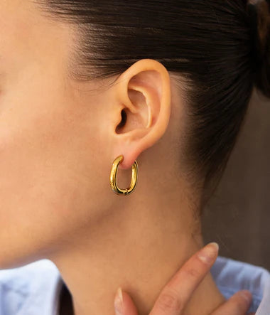 Zag Bijoux Earring Collection - Gold Plated Steel