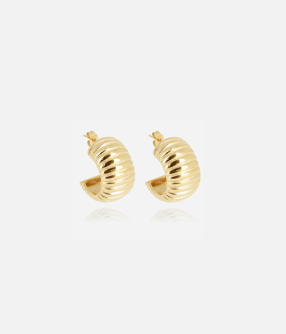 Zag Bijoux Earring Collection - Gold Plated Steel (4)