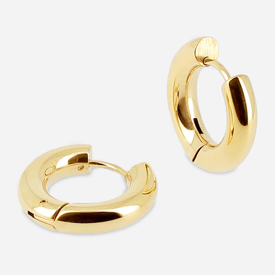 Zag Bijoux Earring Collection - Gold Plated Steel