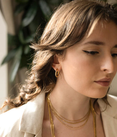 Zag Bijoux Earring Collection - Gold Plated Steel (4)