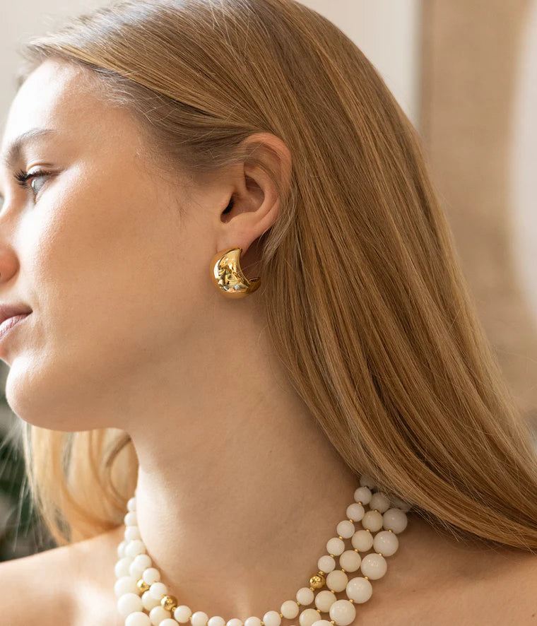 Zag Bijoux Earring Collection - Gold Plated Steel (4)