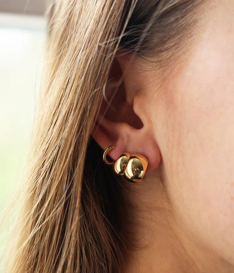 Zag Bijoux Earring Collection - Gold Plated Steel (4)