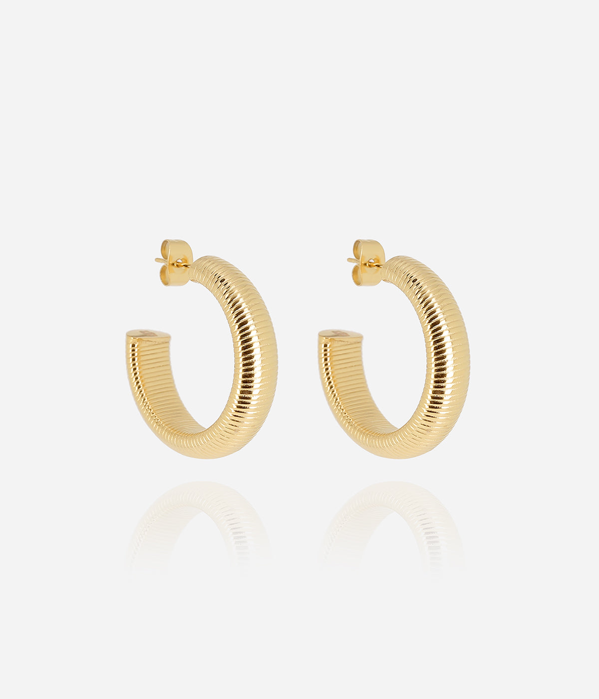 Zag Bijoux Earring Collection - Gold Plated Steel (4)