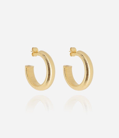 Zag Bijoux Earring Collection - Gold Plated Steel (4)