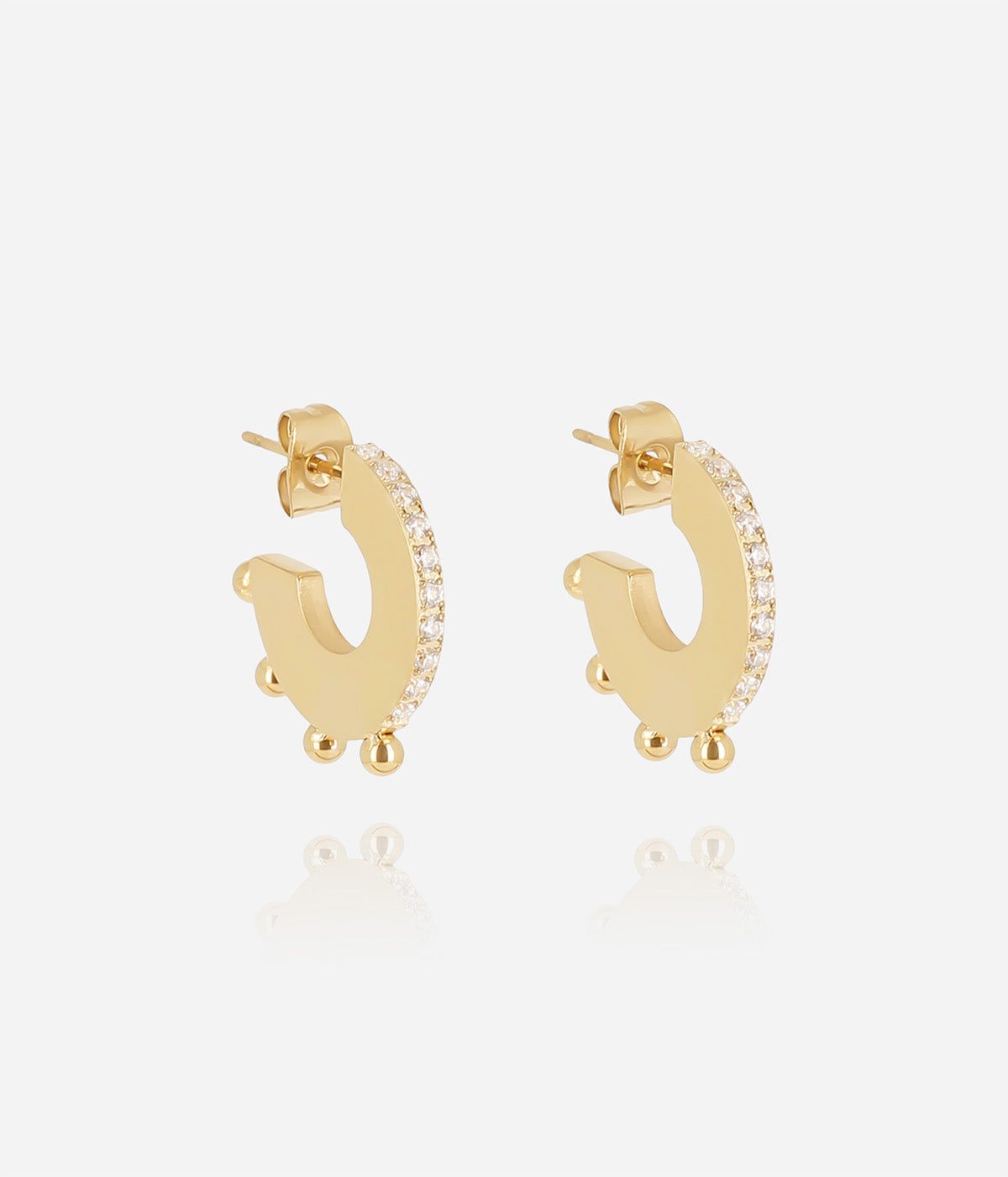 Zag Bijoux Earring Collection - Gold Plated Steel (38)