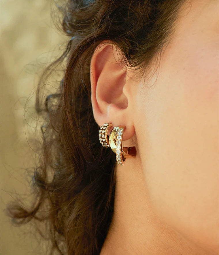 Zag Bijoux Earring Collection - Gold Plated Steel (38)