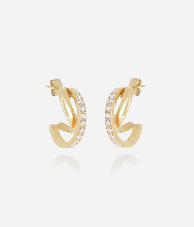 Zag Bijoux Earring Collection - Gold Plated Steel (38)