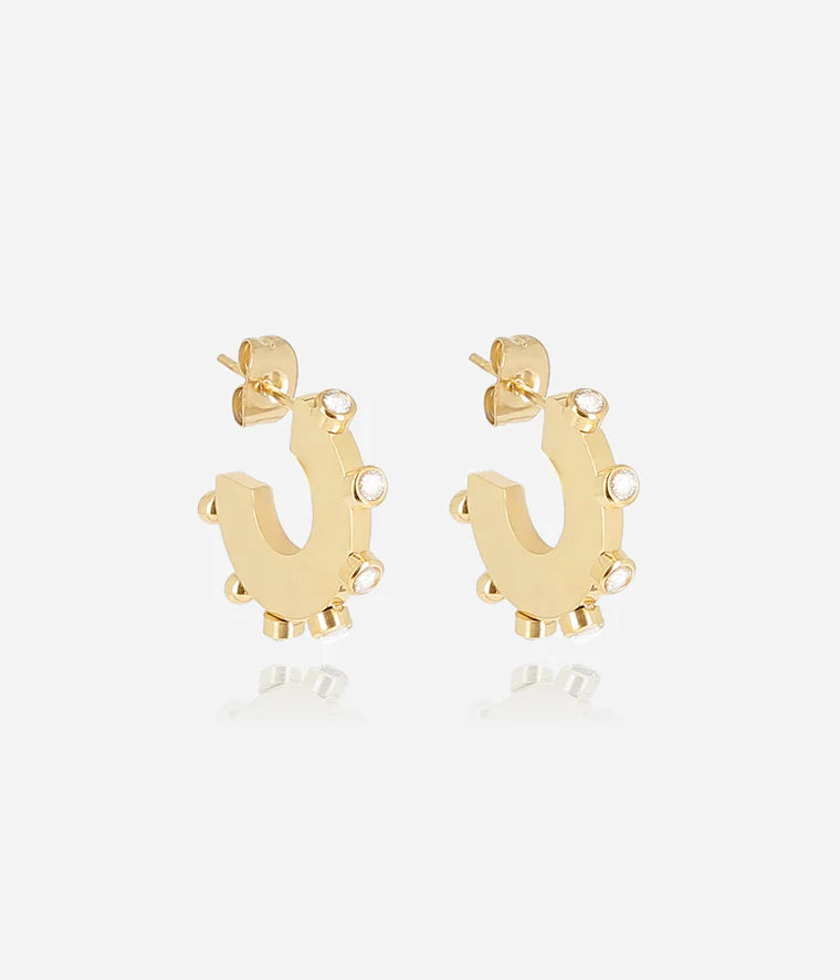 Zag Bijoux Earring Collection - Gold Plated Steel (38)