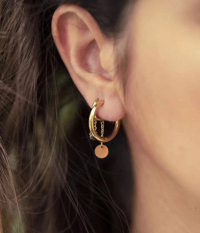 Zag Bijoux Earring Collection - Gold Plated Steel  (14)