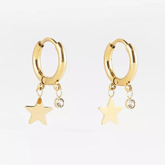 Zag Bijoux Earring Collection - Gold Plated Steel