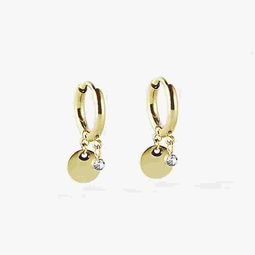 Zag Bijoux Earring Collection - Gold Plated Steel