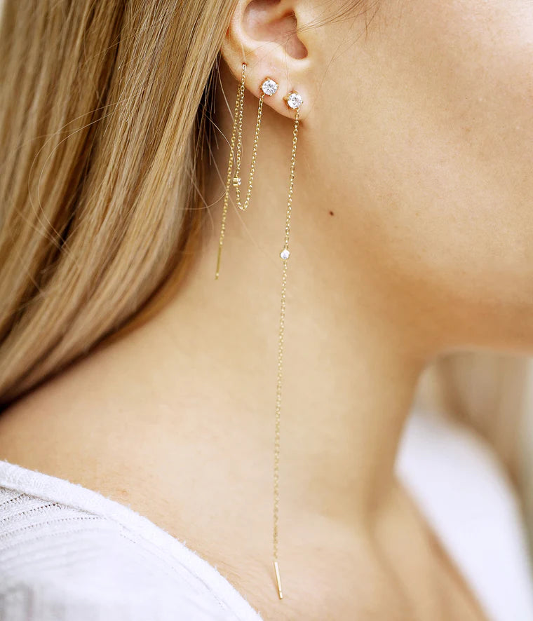 Zag Bijoux Earring Collection - Gold Plated Steel