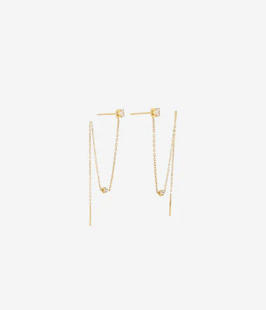 Zag Bijoux Earring Collection - Gold Plated Steel