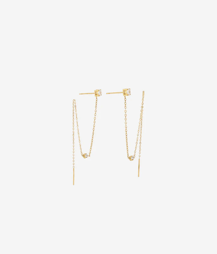 Zag Bijoux Earring Collection - Gold Plated Steel