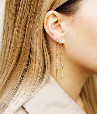 Zag Bijoux Earring Collection - Gold Plated Steel