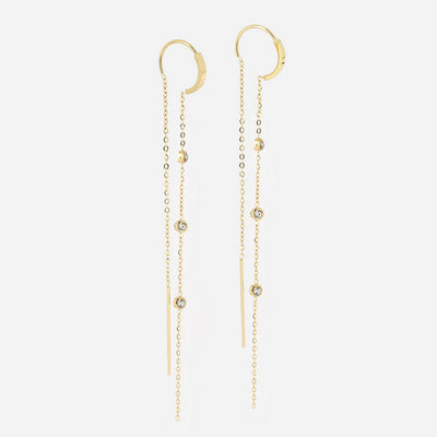 Zag Bijoux Earring Collection - Gold Plated Steel