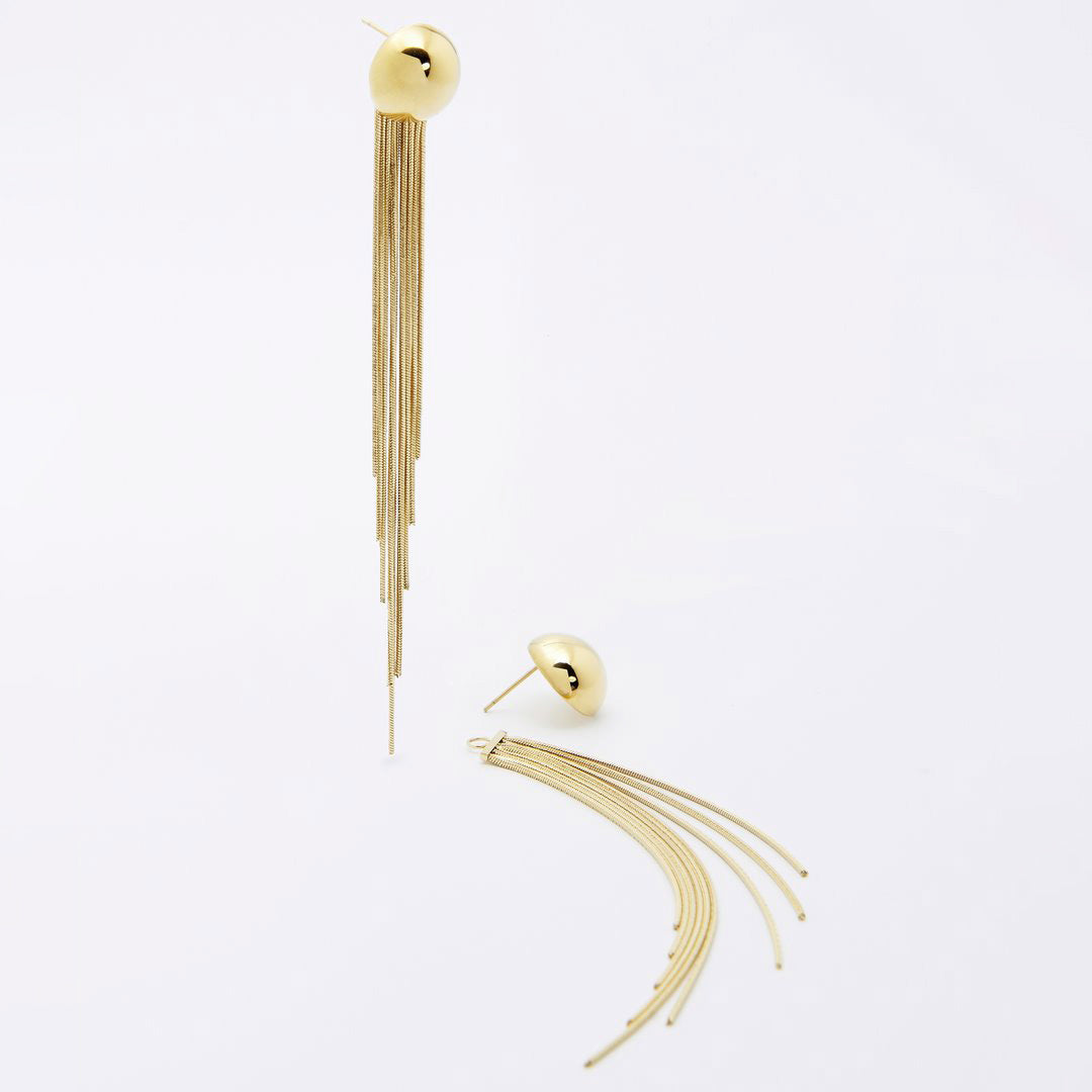 Zag Bijoux Earring Collection - Gold Plated Steel