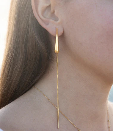 Zag Bijoux Earring Collection - Gold Plated Steel