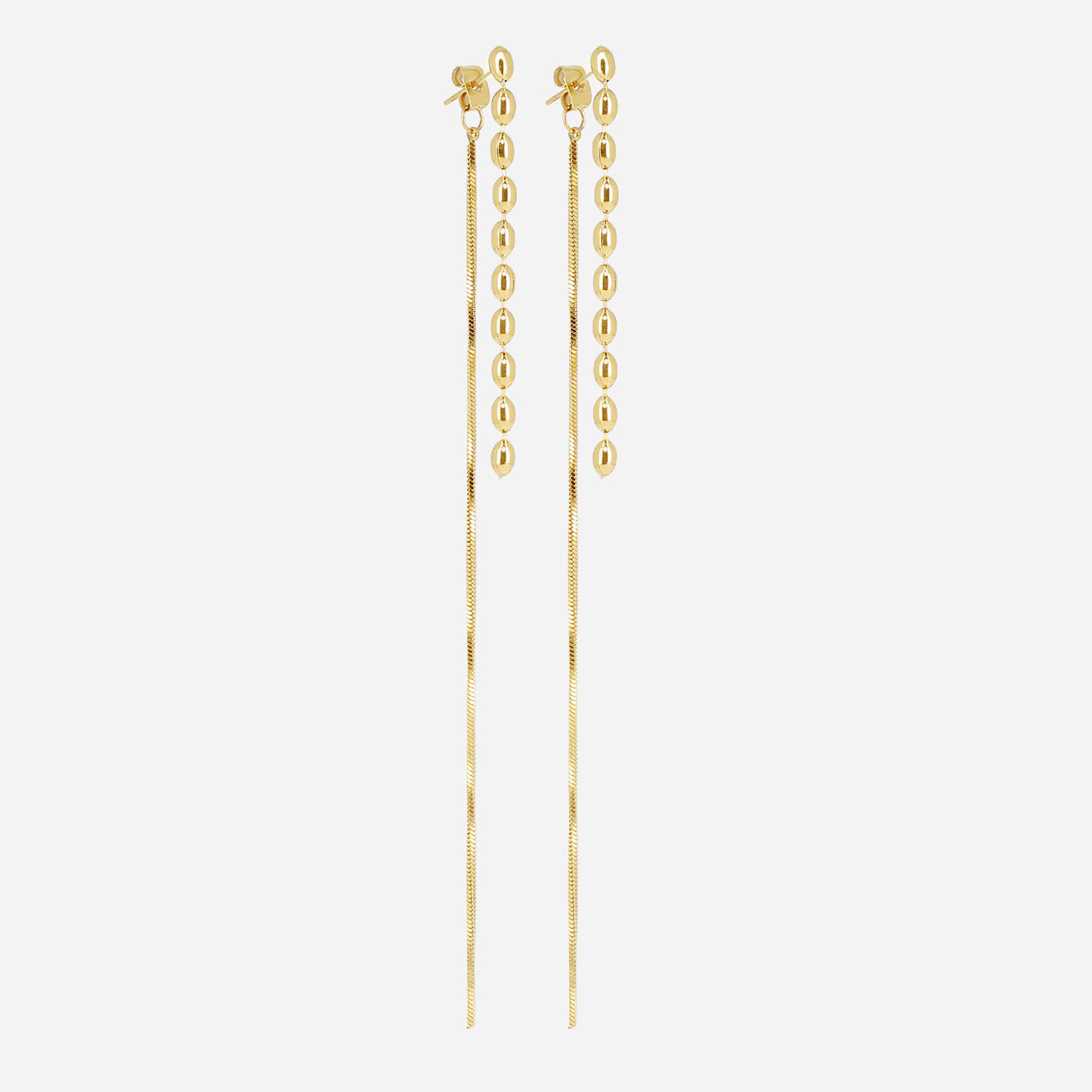 Zag Bijoux Earring Collection - Gold Plated Steel