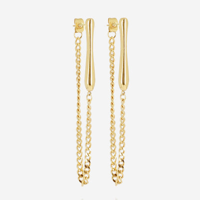 Zag Bijoux Earring Collection - Gold Plated Steel *
