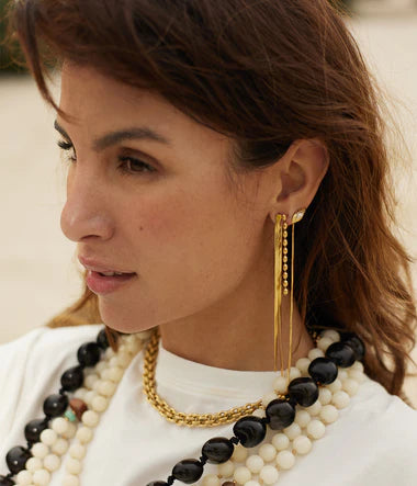 Zag Bijoux Earring Collection - Gold Plated Steel