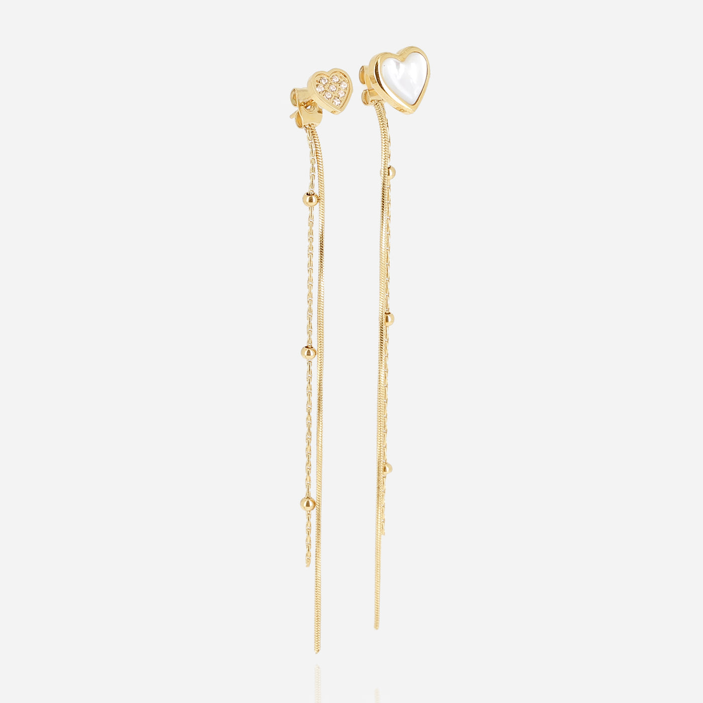 Zag Bijoux Earring Collection - Gold Plated Steel