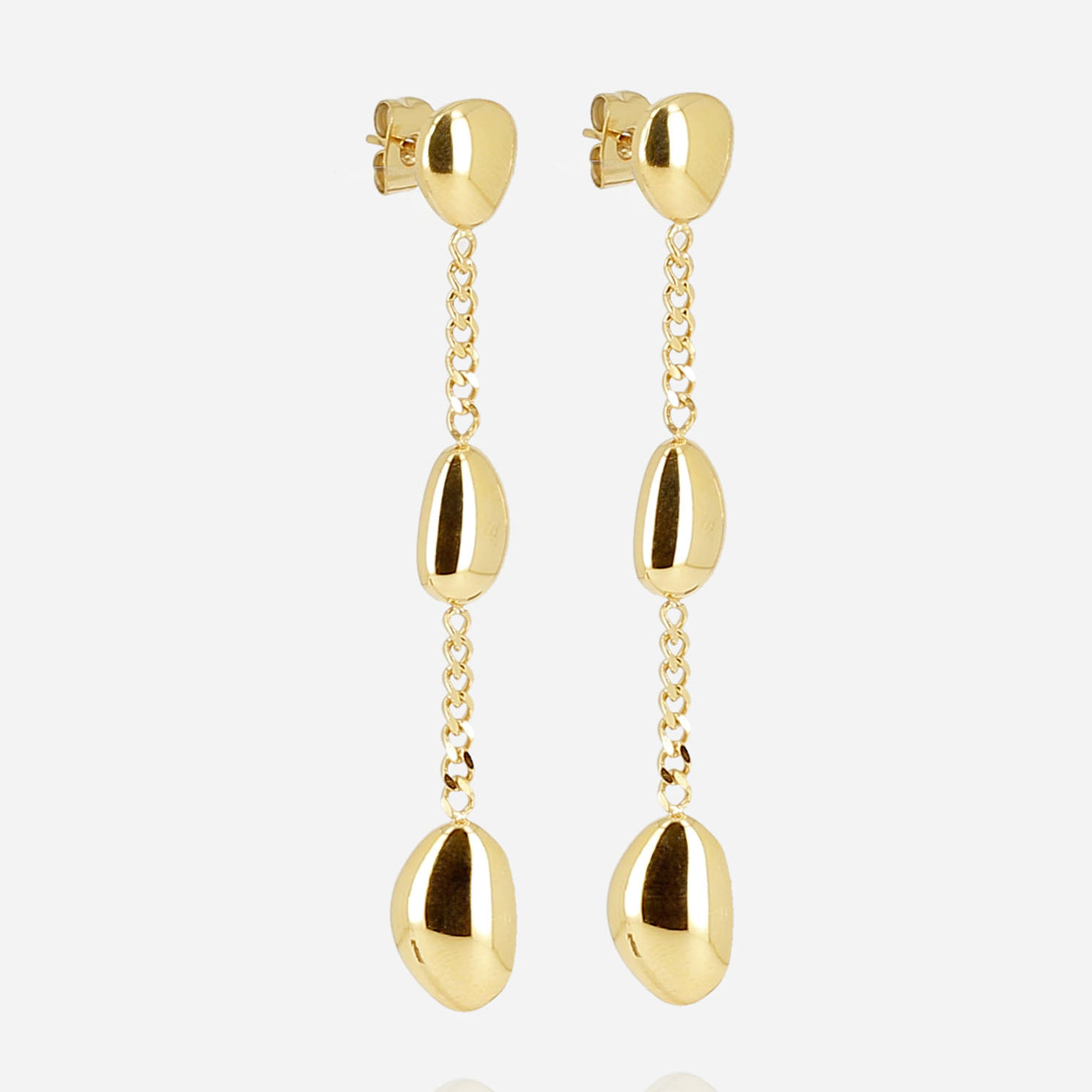 Zag Bijoux Earring Collection - Gold Plated Steel