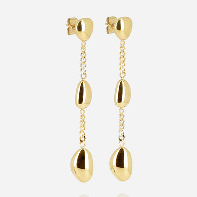 Zag Bijoux Earring Collection - Gold Plated Steel