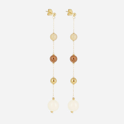 Zag Bijoux Earring Collection - Gold Plated Steel