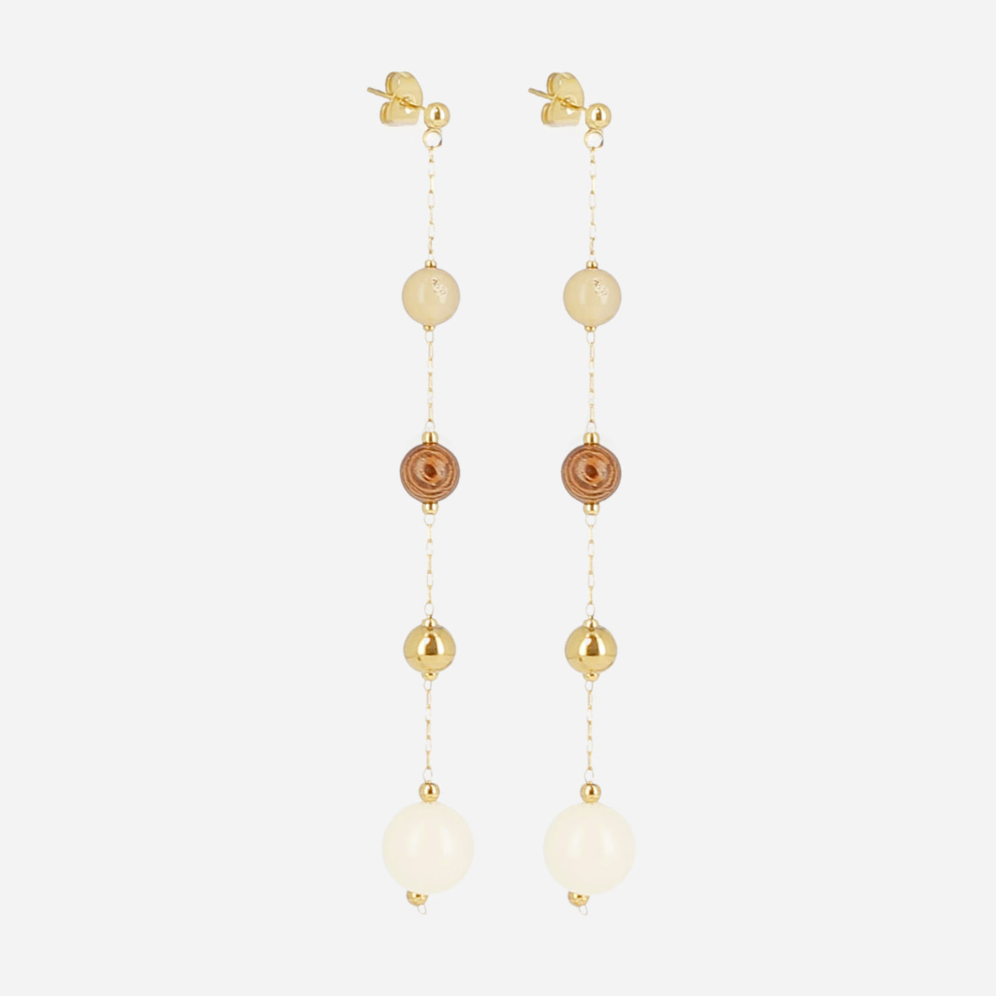 Zag Bijoux Earring Collection - Gold Plated Steel *