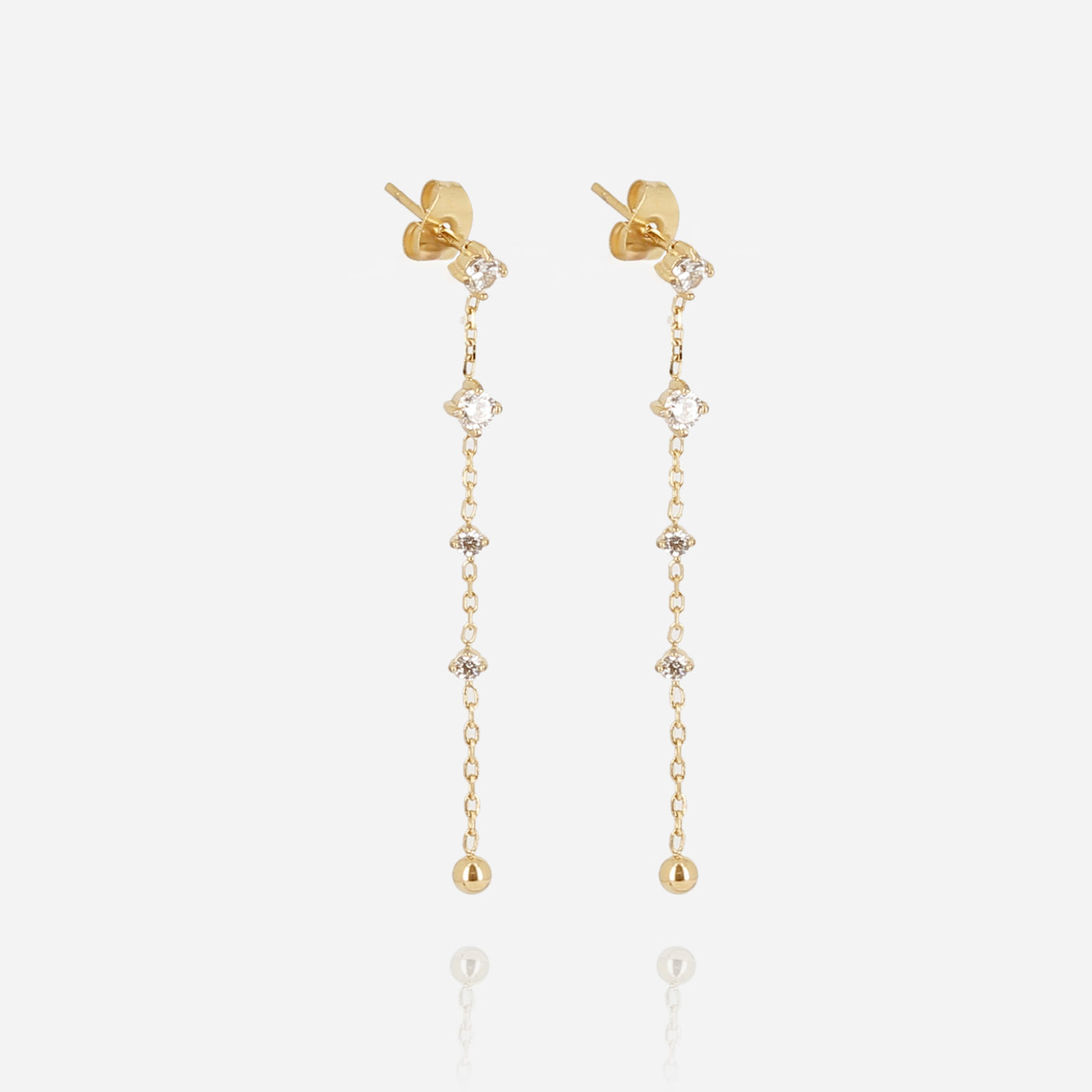 Zag Bijoux Earring Collection - Gold Plated Steel