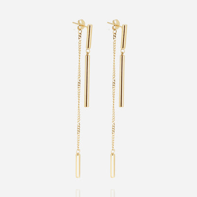 Zag Bijoux Earring Collection - Gold Plated Steel