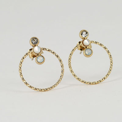 Zag Bijoux Earring Collection - Gold Plated Steel