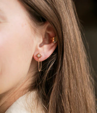 Zag Bijoux Earring Collection - Gold Plated Steel