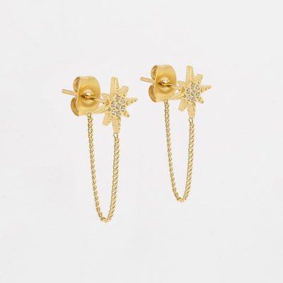 Zag Bijoux Earring Collection - Gold Plated Steel