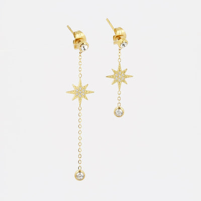 Zag Bijoux Earring Collection - Gold Plated Steel